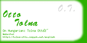 otto tolna business card